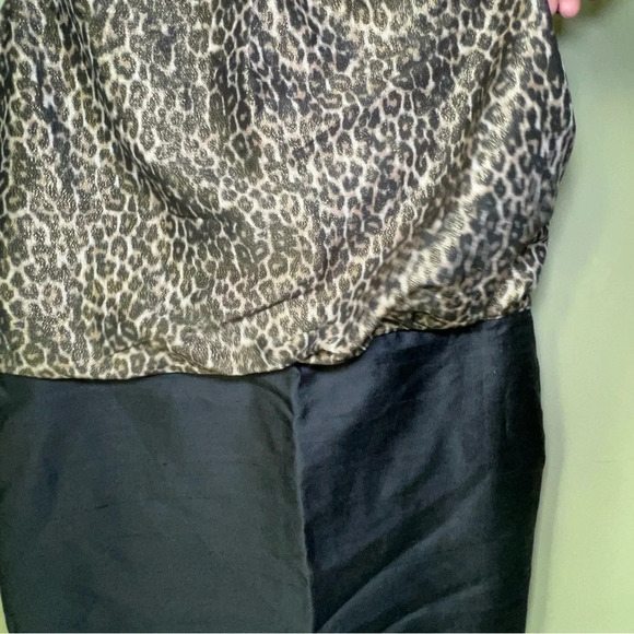 Talbots Metallic leopard print sheath dress - Picture 2 of 8